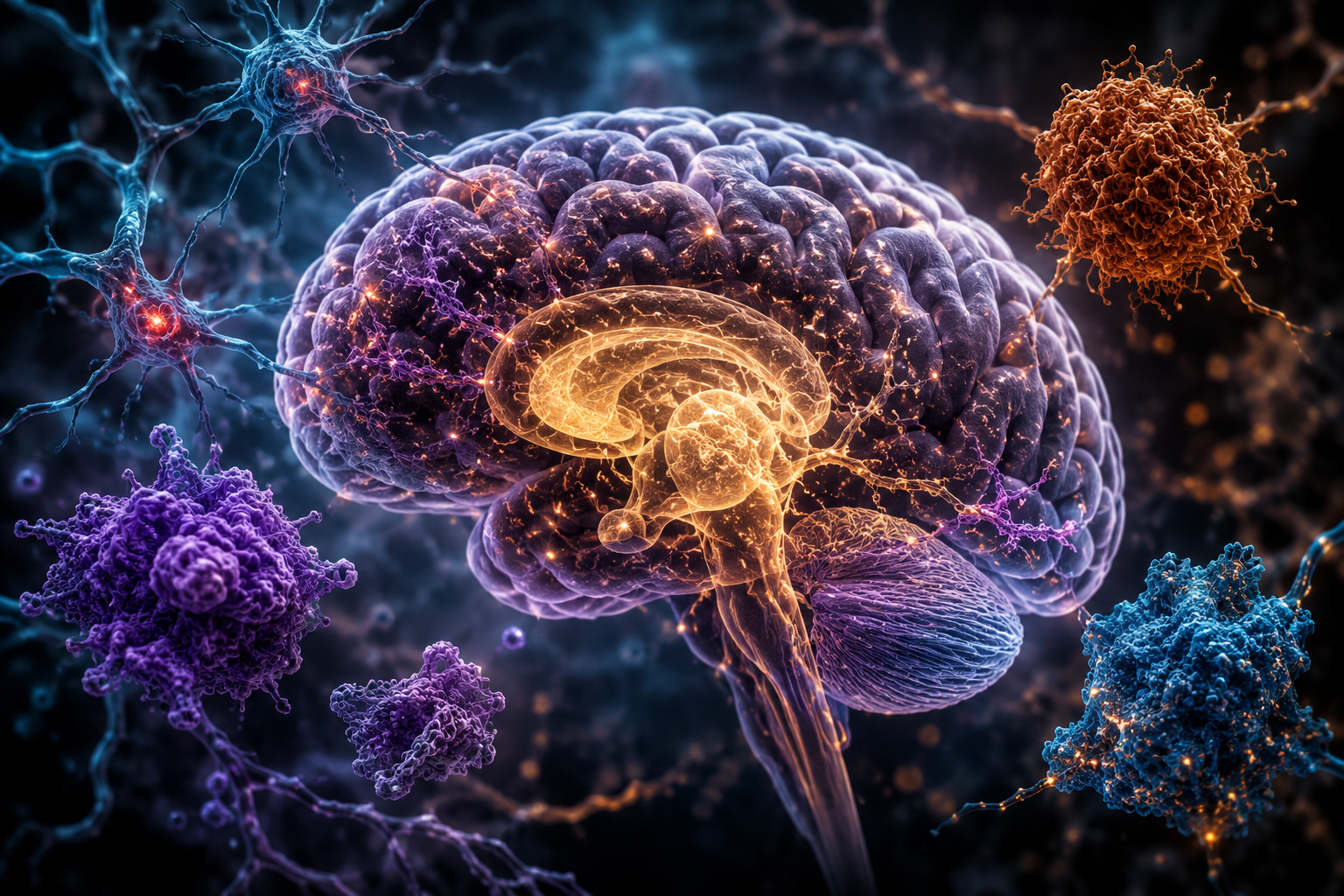 Microscopic view of brain activity